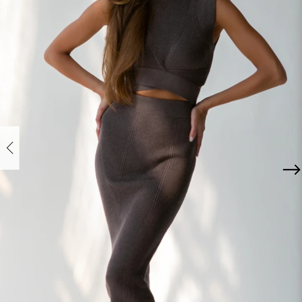 Two Piece Skirt And Top Set